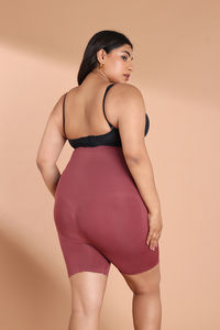 Zivame All Day Seamless Highwaist Thigh Shaper - Wild Ginger — thumbnail 10